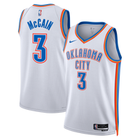 Oklahoma City Thunder Nike Association Edition Swingman Jersey - White - Jared McCain
