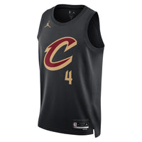 Cleveland Cavaliers Jordan Statement Edition Swingman Jersey - Black - Evan Mobley