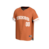 Texas Longhorns GameDay Greats NIL Pick-A-Player Lightweight Collegiate Baseball Fashion Jersey - Texas Orange