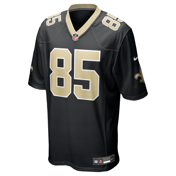 New Orleans Saints Jontre Kirklin Nike Black Team Game Jersey