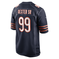Chicago Bears Gervon Dexter Sr. Nike Navy Game Jersey