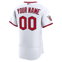 Cleveland Guardians Nike White Home Authentic Custom Jersey
