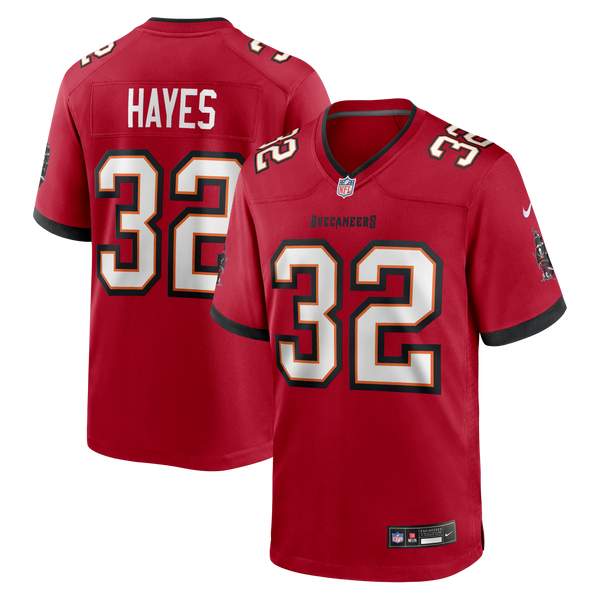 Tampa Bay Buccaneers Josh Hayes Nike Red Game Jersey