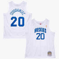 Toronto Huskies Mitchell & Ness Damon Stoudamire 1996 Swingman Authentic Jersey - White