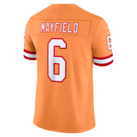 Tampa Bay Buccaneers Baker Mayfield Nike Creamsicle Alternate Vapor F.U.S.E. Stitched Limited Jersey