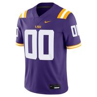 LSU Tigers Nike NIL Pick-A-Player Game Jersey - Purple