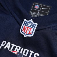 New England Patriots K.J. Britt Nike Navy Team Game Jersey