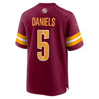 Washington Commanders Jayden Daniels Nike Burgundy Player Game Jersey
