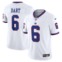 New York Giants Jaxson Dart Nike White Vintage White Vapor Untouchable Stitched Limited Jersey