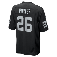 Las Vegas Raiders Darien Porter Nike Black Team Game Jersey