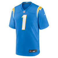 Los Angeles Chargers Number 1 Dad Nike Powder Blue Game Jersey