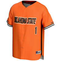 #1 Oklahoma State Cowboys GameDay Greats Lightweight Baseball Fashion Jersey - Orange
