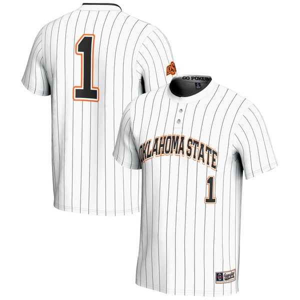 #1 Oklahoma State Cowboys GameDay Greats Lightweight Softball Jersey - White