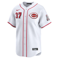 Cincinnati Reds Tyler Stephenson Nike White Home Limited Player Jersey