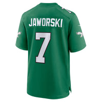 Philadelphia Eagles Ron Jaworski Nike Kelly Green Retired Player Alternate Game Jersey