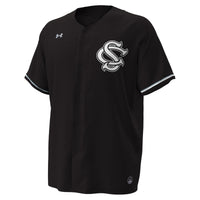 South Carolina Gamecocks Under Armour Replica Baseball Jersey - Black