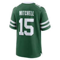 New York Jets Adonai Mitchell Nike Legacy Green Team Game Jersey