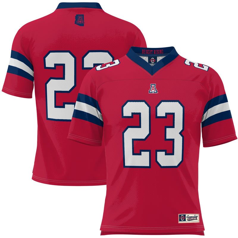 #23 Arizona Wildcats GameDay Greats Desert Rising Football Jersey - Red