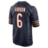 Chicago Bears Kyler Gordon Nike Navy Game Player Jersey