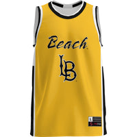Cal State Long Beach The Beach GameDay Greats Lightweight Basketball Jersey - Gold