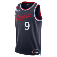 Los Angeles Clippers Nike Replica Icon Edition Swingman Jersey - Navy - Bennedict Mathurin -