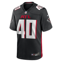 Atlanta Falcons JD Bertrand Nike Black Team Game Jersey