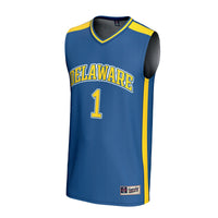 #1 Delaware Fightin' Blue Hens GameDay Greats Lightweight Collegiate Basketball Fashion Jersey - Royal