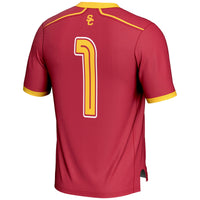 USC Trojans GameDay Greats #1 Lightweight Lacrosse Jersey - Cardinal