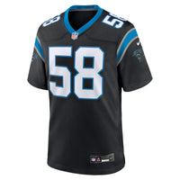 Carolina Panthers Thomas Davis Sr. Nike Black Team Retired Game Jersey