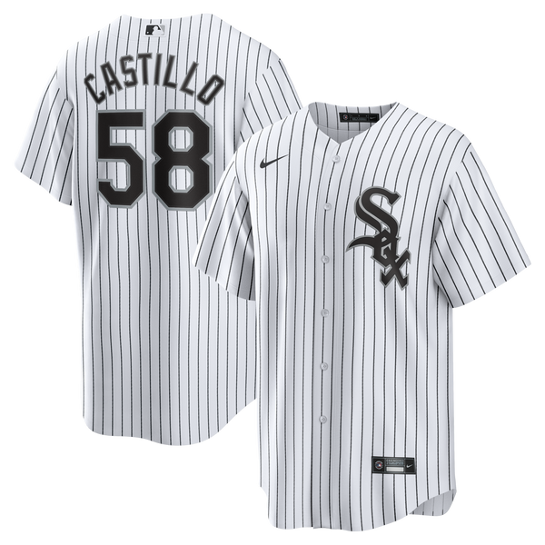 Chicago White Sox Luis Castillo Nike White Home Replica Jersey