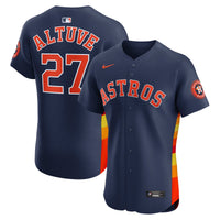 Houston Astros Jose Altuve Nike Navy Alternate 2 Elite Player Jersey
