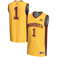 #1 Minnesota Golden Gophers GameDay Greats Lightweight Basketball Jersey - Gold