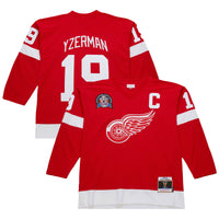 Detroit Red Wings Steve Yzerman Scarlet 1996-97 Power Play Jersey