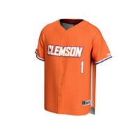 #1 Clemson Tigers GameDay Greats Lightweight Baseball Fashion Jersey - Orange