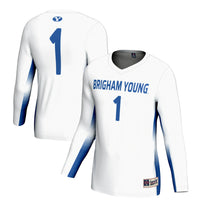 #1 BYU Cougars GameDay Greats Lightweight Volleyball Jersey - White