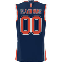 Illinois Fighting Illini GameDay Greats Lightweight NIL Pick-A-Player Basketball Jersey - Navy