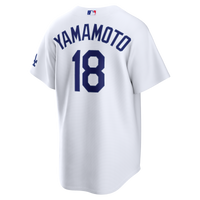 Los Angeles Dodgers Yoshinobu Yamamoto Nike White Home Stadium Jersey
