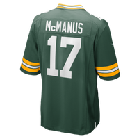 Green Bay Packers Brandon McManus Nike Green Team Game Jersey