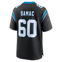 Carolina Panthers Nick Samac Nike Black Team Game Jersey