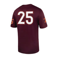 Nike #25 Maroon Virginia Tech Hokies Untouchable Football Jersey