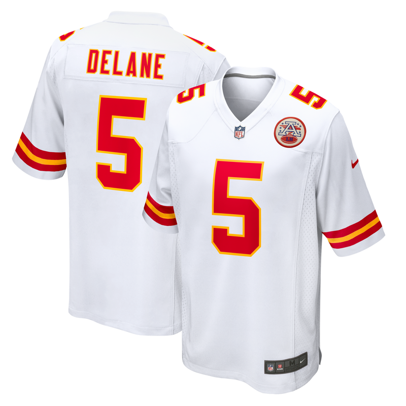 Kansas City Chiefs Mansoor Delane Nike White Game Jersey