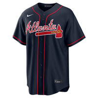 Atlanta Braves Austin Riley Nike Navy Alternate Replica Jersey