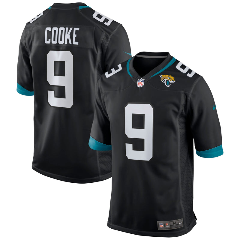Jacksonville Jaguars Logan Cooke Nike Black Game Jersey