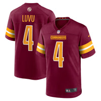 Washington Commanders Frankie Luvu Nike Burgundy Game Jersey