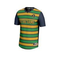 Notre Dame Fighting Irish GameDay Greats Collegiate Soccer NIL Pick-A-Player Fashion Jersey - Navy/Gold