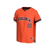 Virginia Cavaliers GameDay Greats NIL Pick-A-Player Baseball Lightweight Jersey - Orange