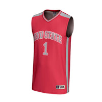 #1 Ohio State Buckeyes GameDay Greats Lightweight Basketball Fashion Jersey - Scarlet