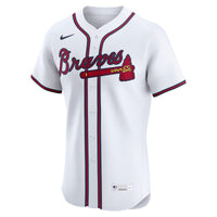 Atlanta Braves Nike White Home Elite Jersey