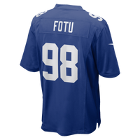 New York Giants Leki Fotu Nike Royal Team Game Jersey
