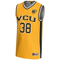 #38 VCU Rams GameDay Greats Lightweight Basketball Jersey - Gold